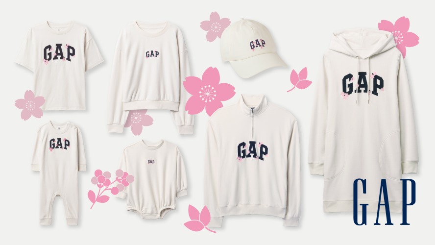 このさりげなさが奥ゆかしくてグッド！Gapから日本の桜をモチーフにした「SAKURAコレクション」登場