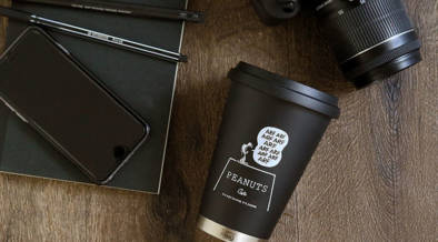 本日（12/18）10:00～、PEANUTS Cafe オンラインショップ限定のPEANUTS Cafe×thermo mugコラボタンブラーが発売！