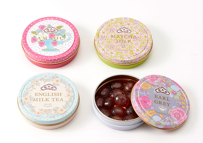 創業200周年の和菓子店榮太樓×Afternoon Teaのコラボ缶入りキャンディが新発売。ホワイトデーのお返しにも。