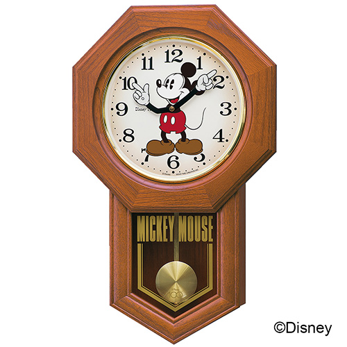 これぞザ・振り子時計！ディズニー100周年を記念して、セイコーから数量限定でミッキーデザインの時計が登場